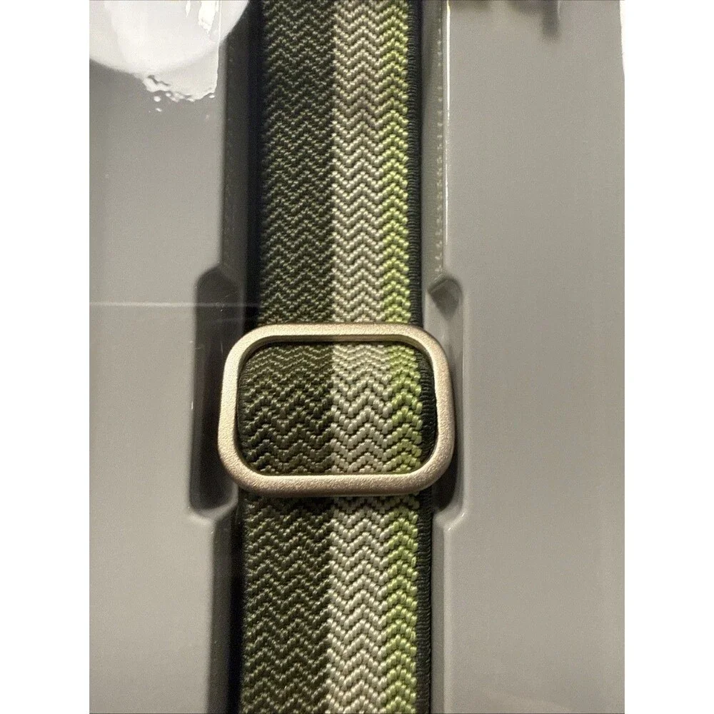Heyday Apple Watch Band 42-49mm Sage Olive Elastic Adjustable Fits 135-215 mm